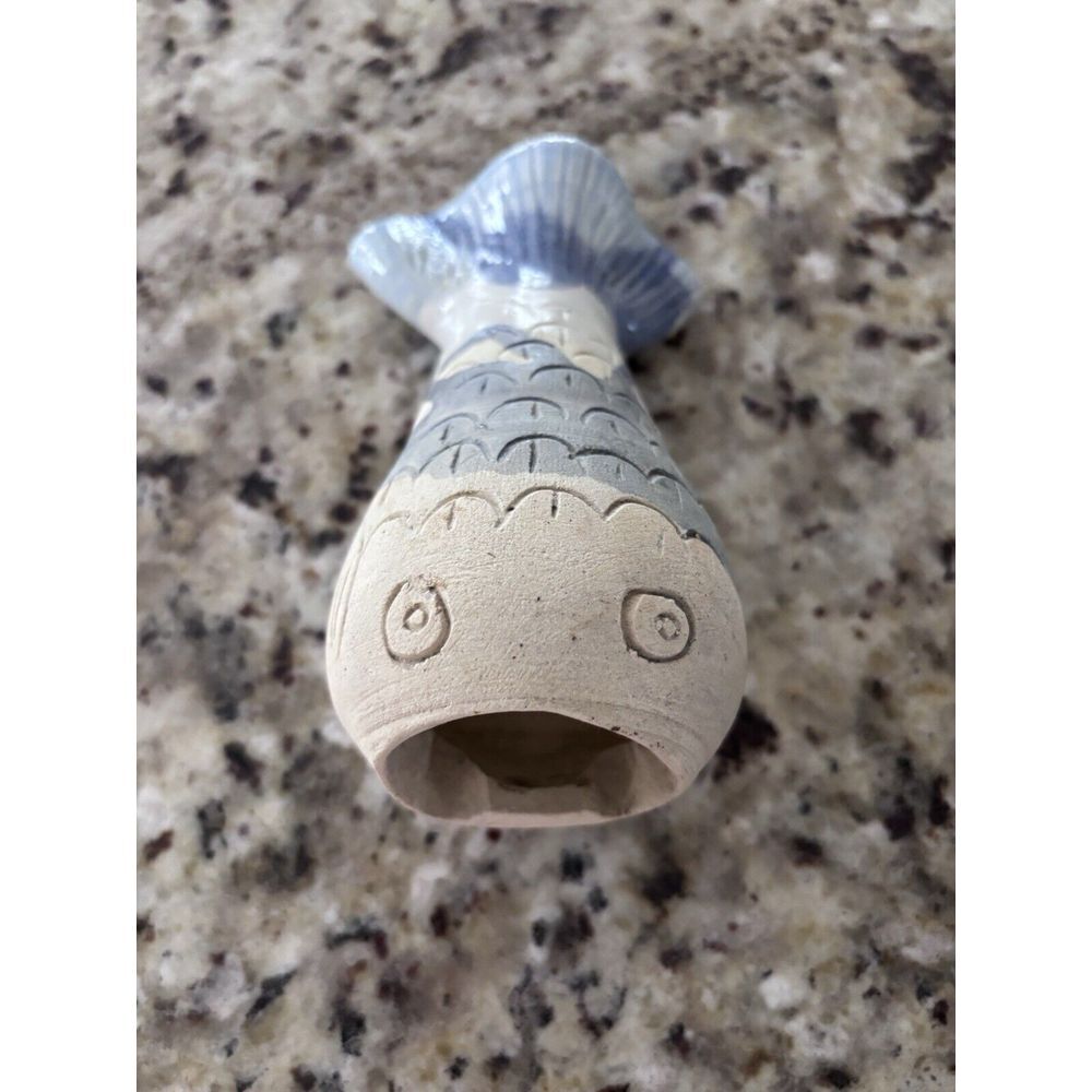 Pottery Fish Vintage Ashtray. Could Really Work For Anything VeryCute Piece 2873